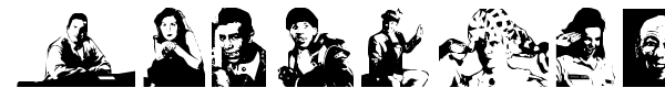 Red Dwarf Characters font preview
